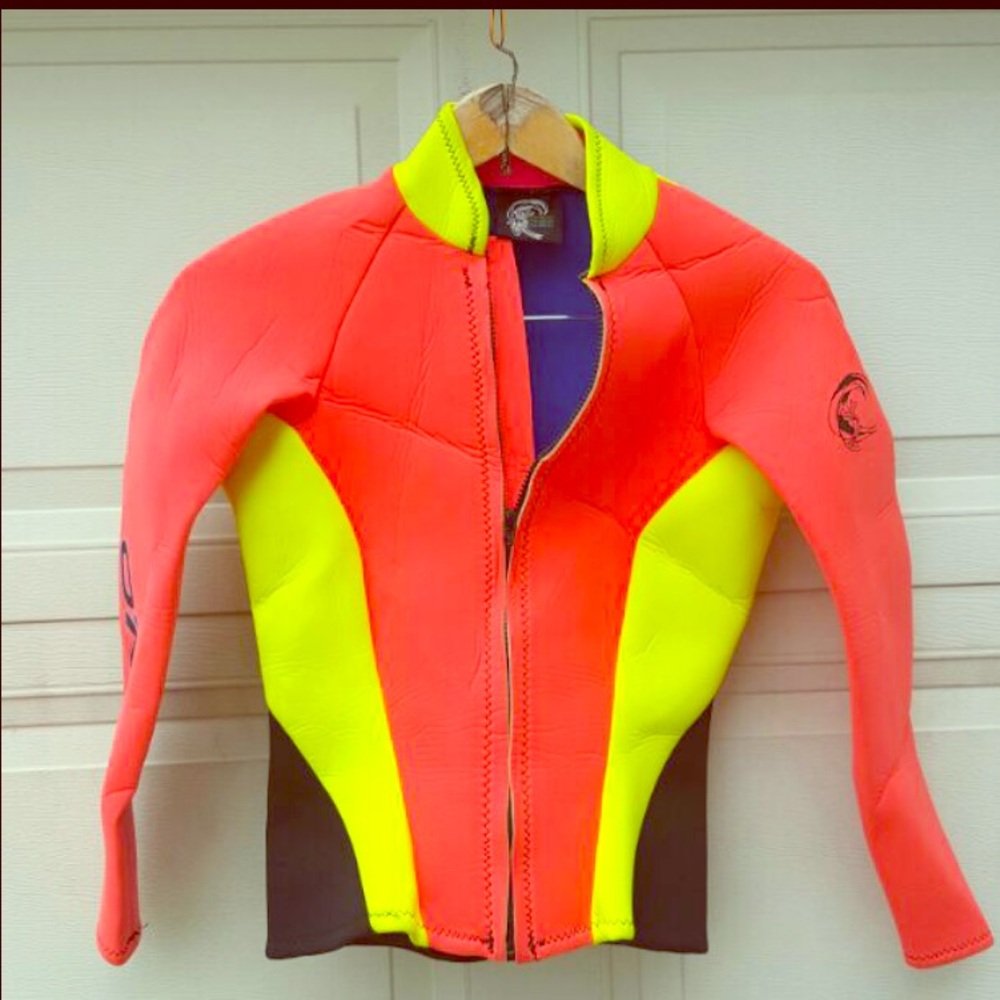 O'Neill Red and Yellow Women's Jacket